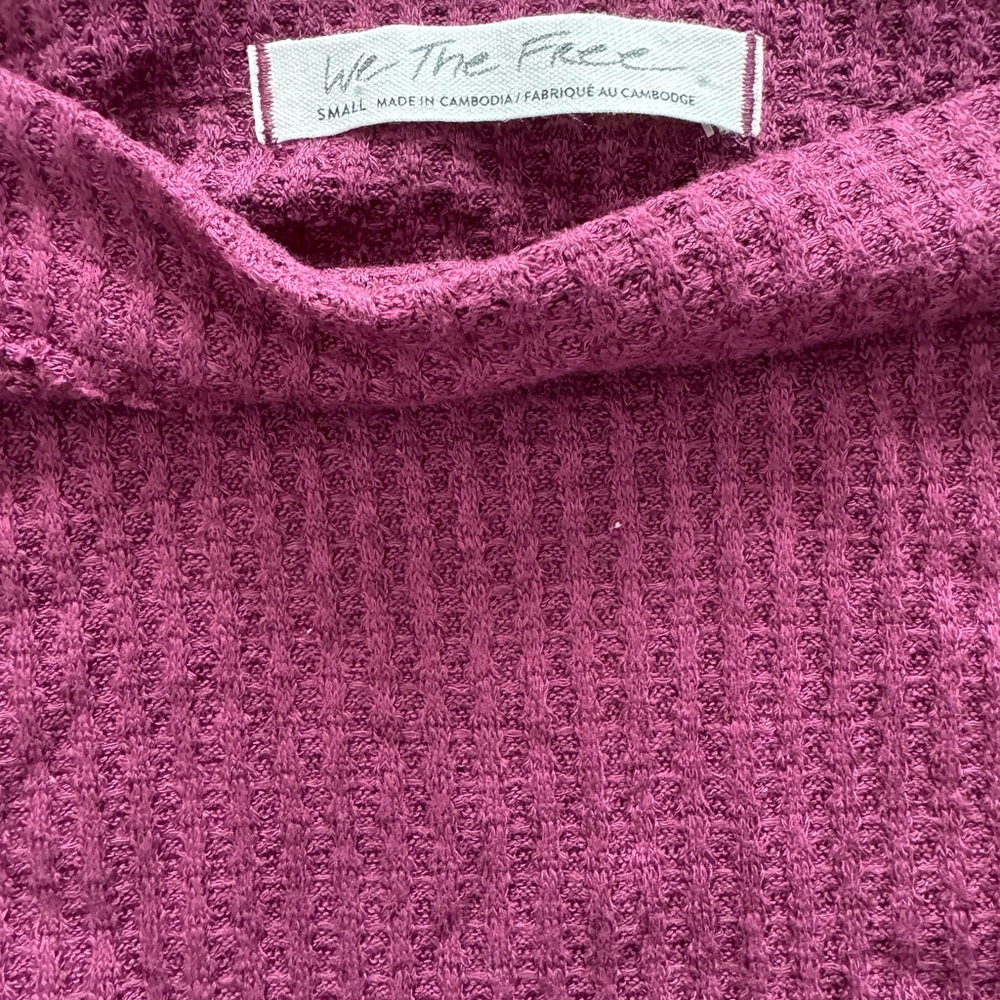 Free People thermal tunic top